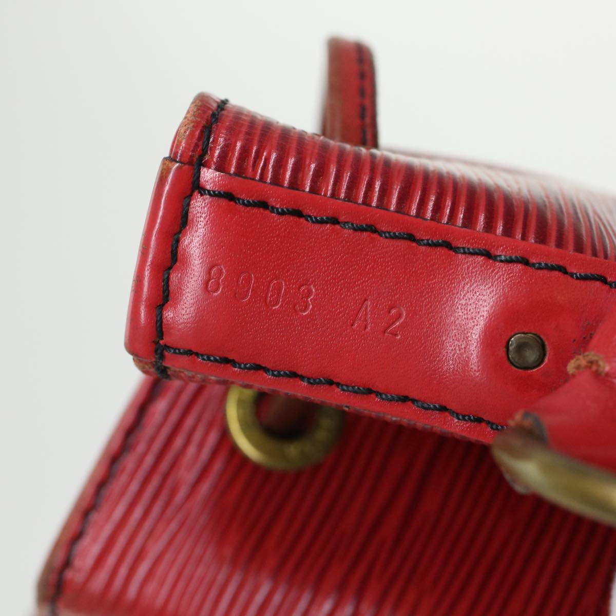 LOUIS VUITTON Epi Noe Shoulder Bag Red M44007 LV bs6243
