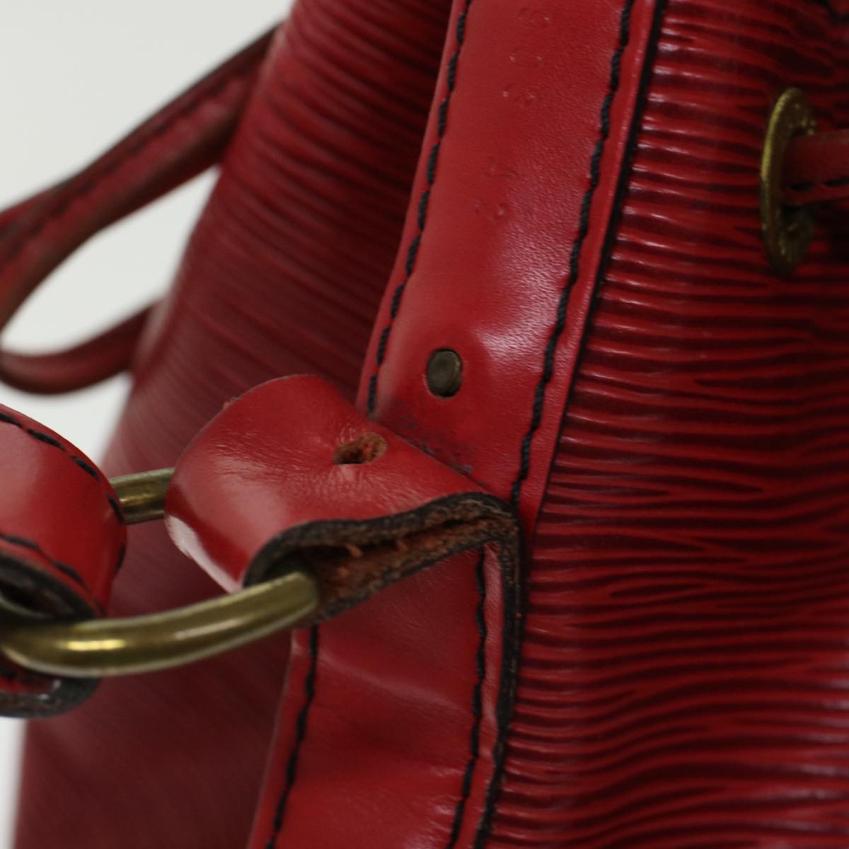 LOUIS VUITTON Epi Noe Shoulder Bag Red M44007 LV bs6243