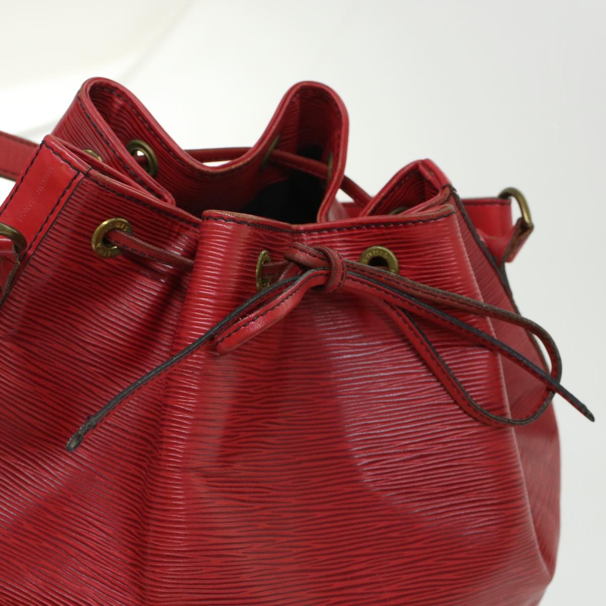 LOUIS VUITTON Epi Noe Shoulder Bag Red M44007 LV bs6243