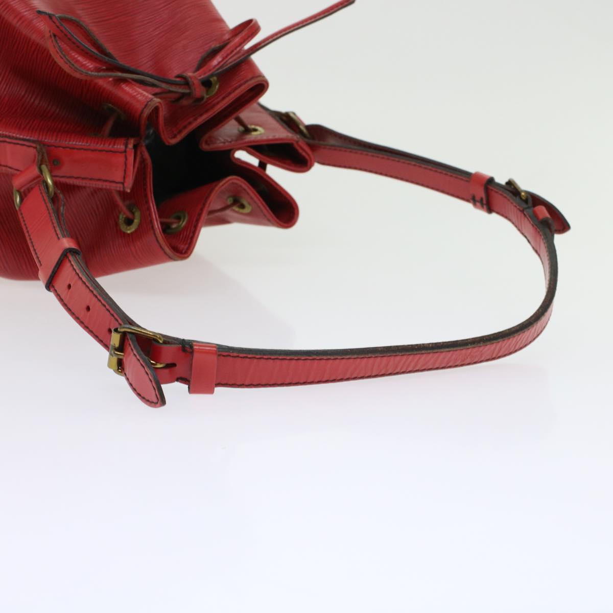 LOUIS VUITTON Epi Noe Shoulder Bag Red M44007 LV bs6243