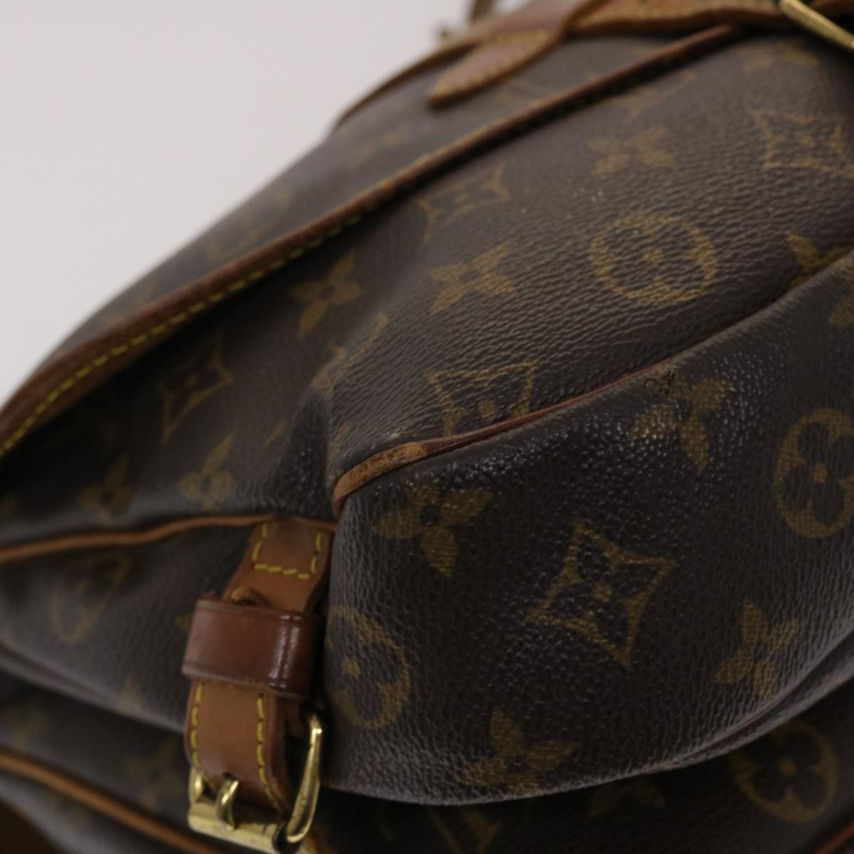 LOUIS VUITTON Monogram Saumur 30 Shoulder Bag M42256 LV bs6246
