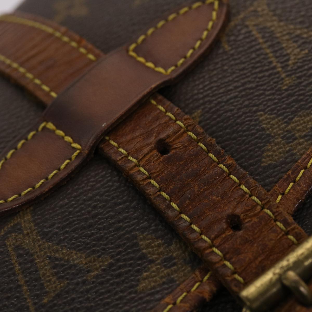 LOUIS VUITTON Monogram Saumur 30 Shoulder Bag M42256 LV bs6246