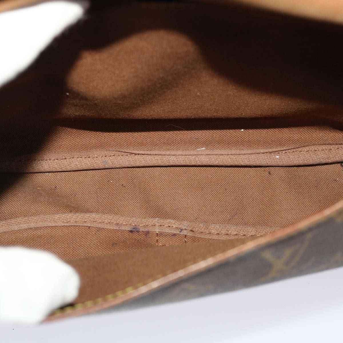 LOUIS VUITTON Monogram Saumur 30 Shoulder Bag M42256 LV bs6246
