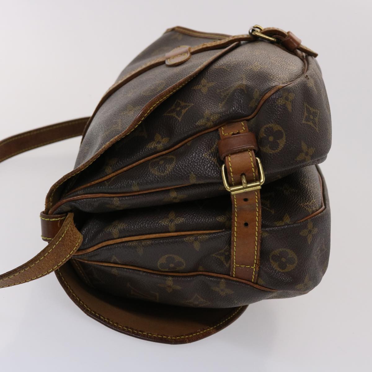 LOUIS VUITTON Monogram Saumur 30 Shoulder Bag M42256 LV bs6246