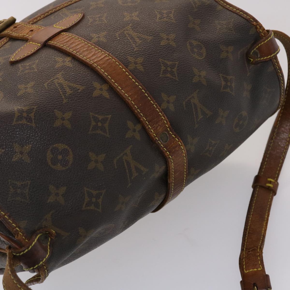 LOUIS VUITTON Monogram Saumur 30 Shoulder Bag M42256 LV bs6246