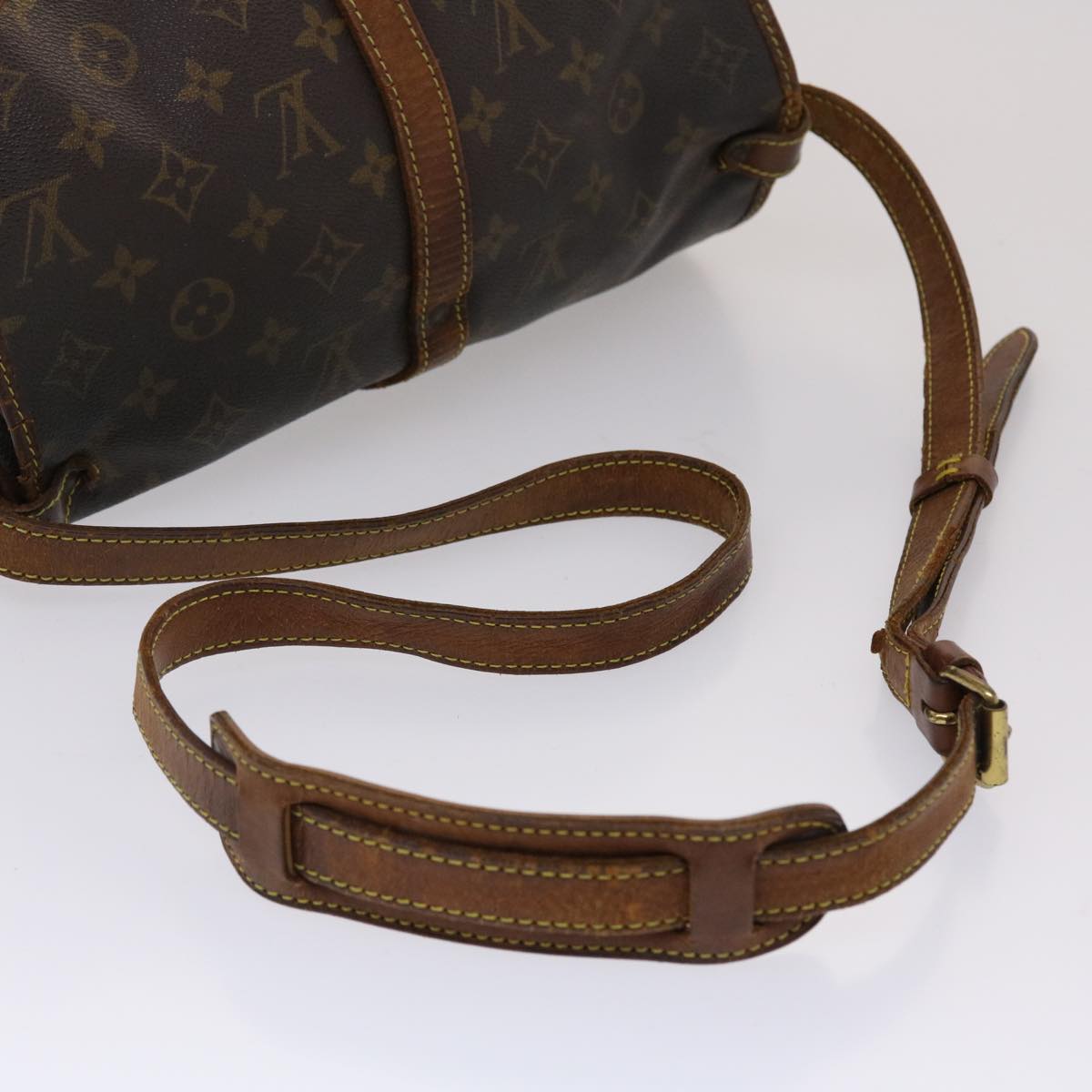 LOUIS VUITTON Monogram Saumur 30 Shoulder Bag M42256 LV bs6246