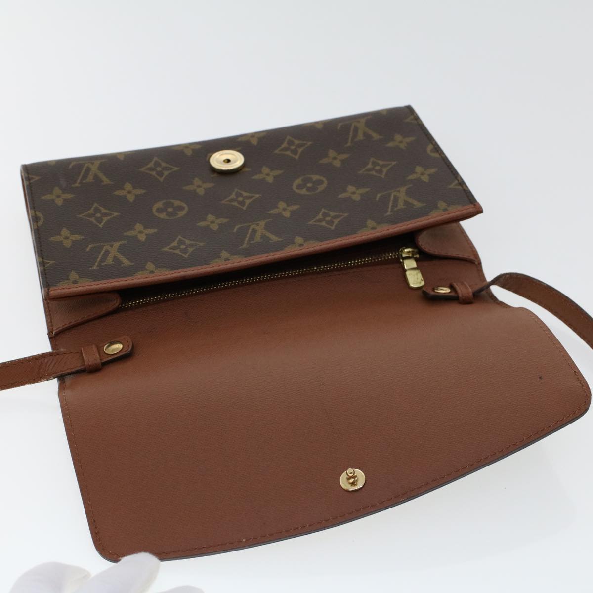 LOUIS VUITTON Monogram Bordeaux 24 Shoulder Bag M51798 LV bs6256