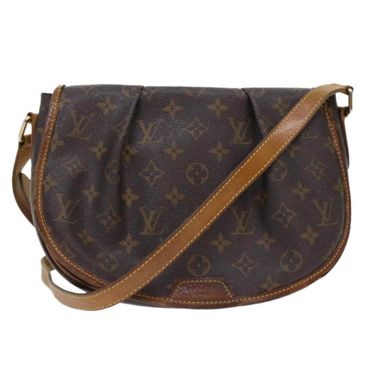 LOUIS VUITTON Monogram Menilmontant PM Shoulder Bag M40474 LV bs6281