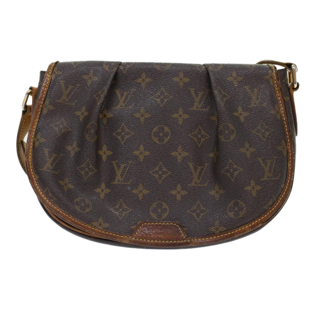 LOUIS VUITTON Monogram Menilmontant PM Shoulder Bag M40474 LV bs6281