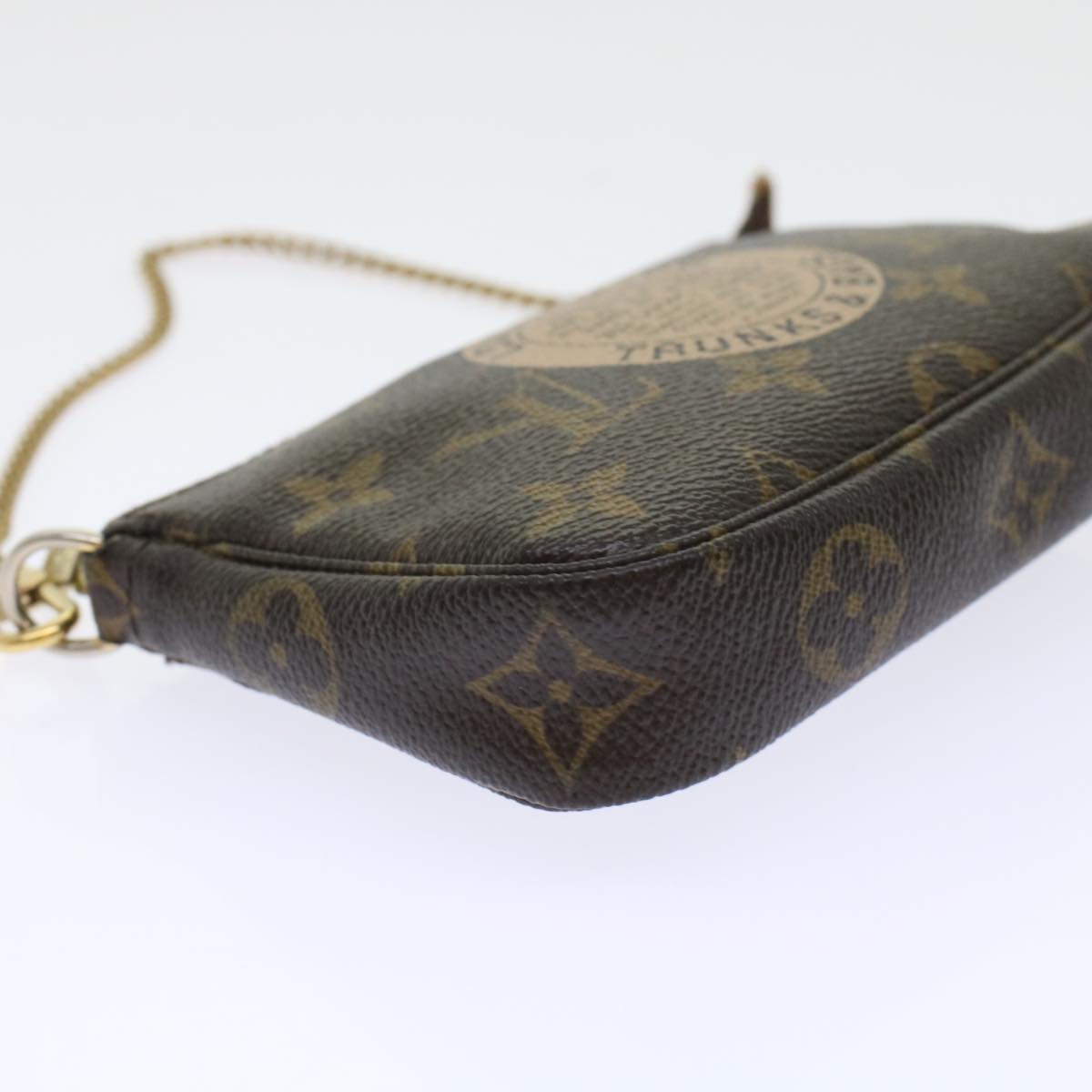 LOUIS VUITTON Monogram T&B Mini Pochette Accessoires Pouch M60153 LV bs6287