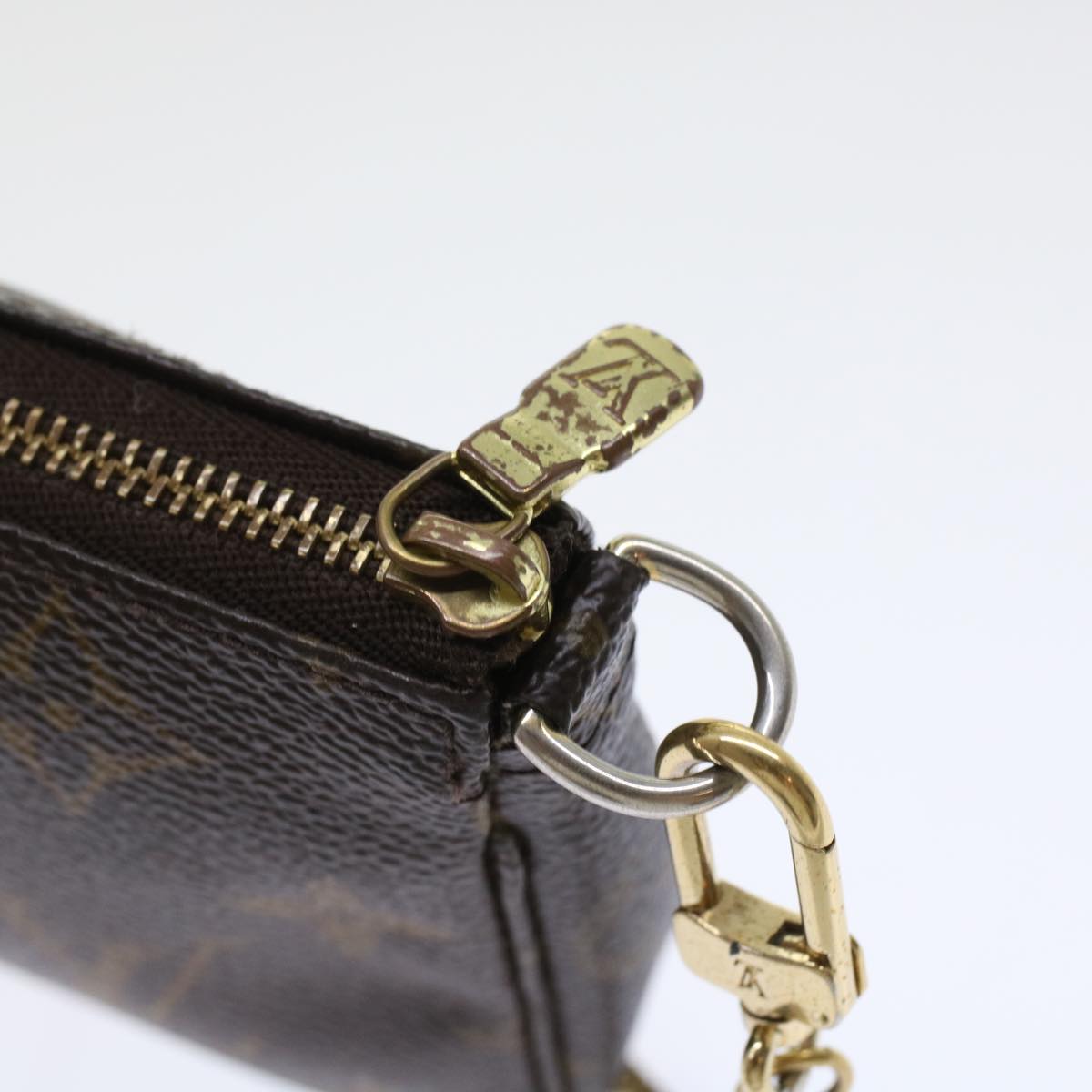 LOUIS VUITTON Monogram T&B Mini Pochette Accessoires Pouch M60153 LV bs6287