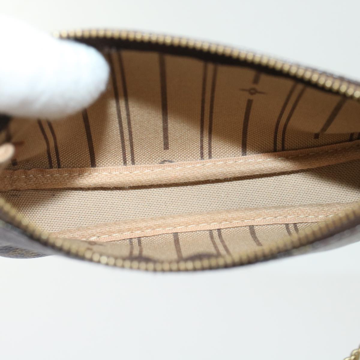 LOUIS VUITTON Monogram T&B Mini Pochette Accessoires Pouch M60153 LV bs6287