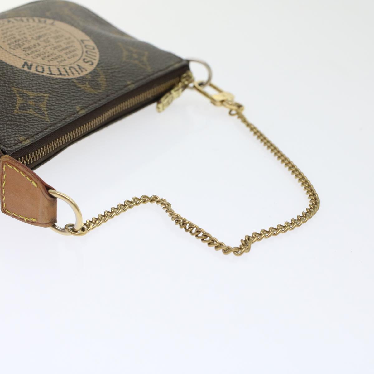 LOUIS VUITTON Monogram T&B Mini Pochette Accessoires Pouch M60153 LV bs6287