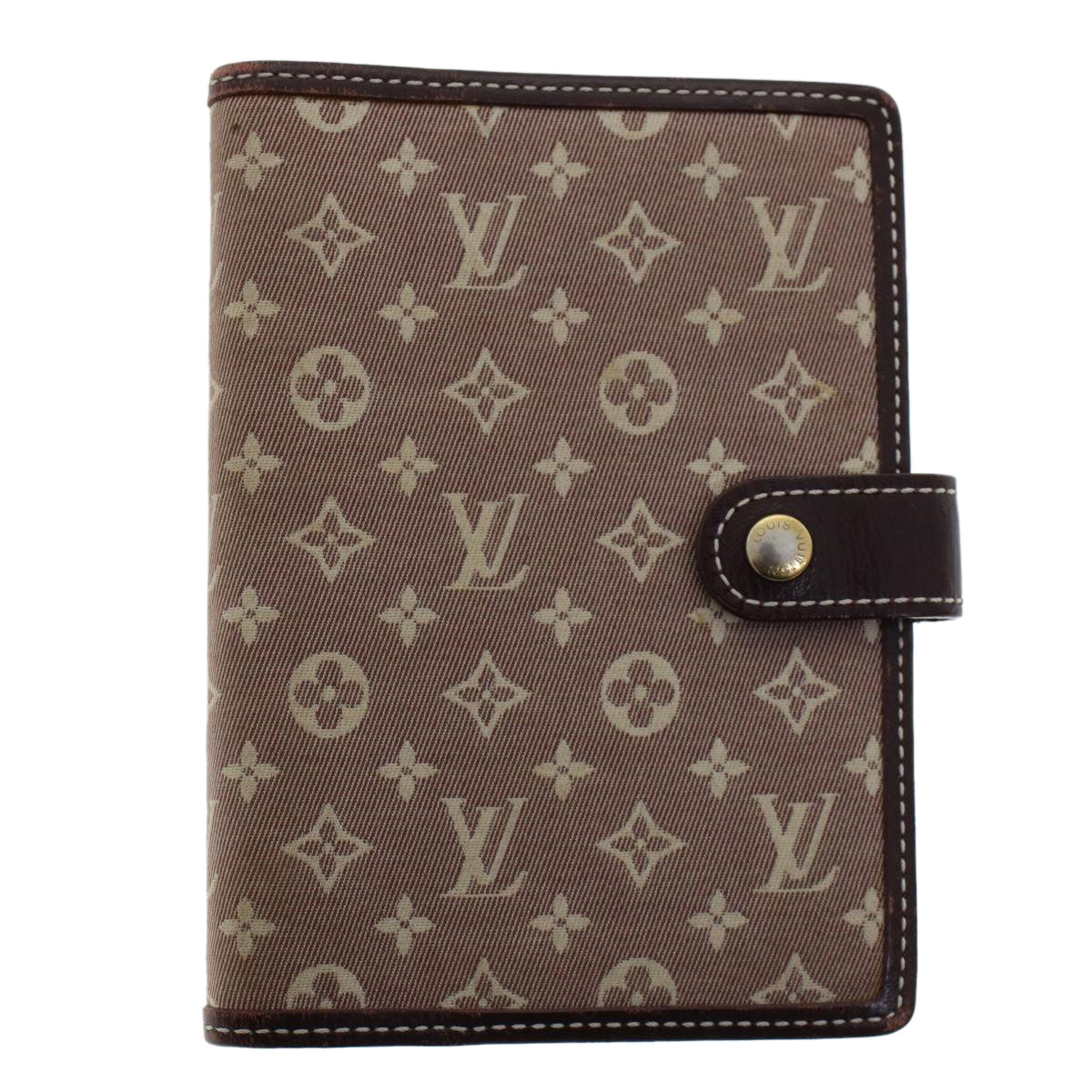 LOUIS VUITTON Monogram Ideal Agenda PM Day Planner Cover Red R21082 bs6290