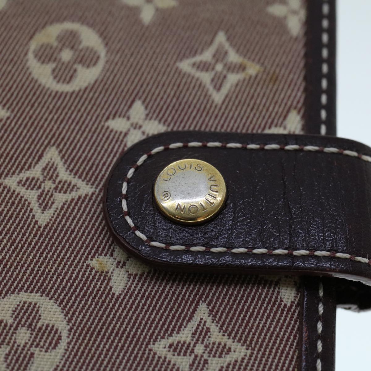LOUIS VUITTON Monogram Ideal Agenda PM Day Planner Cover Red R21082 bs6290