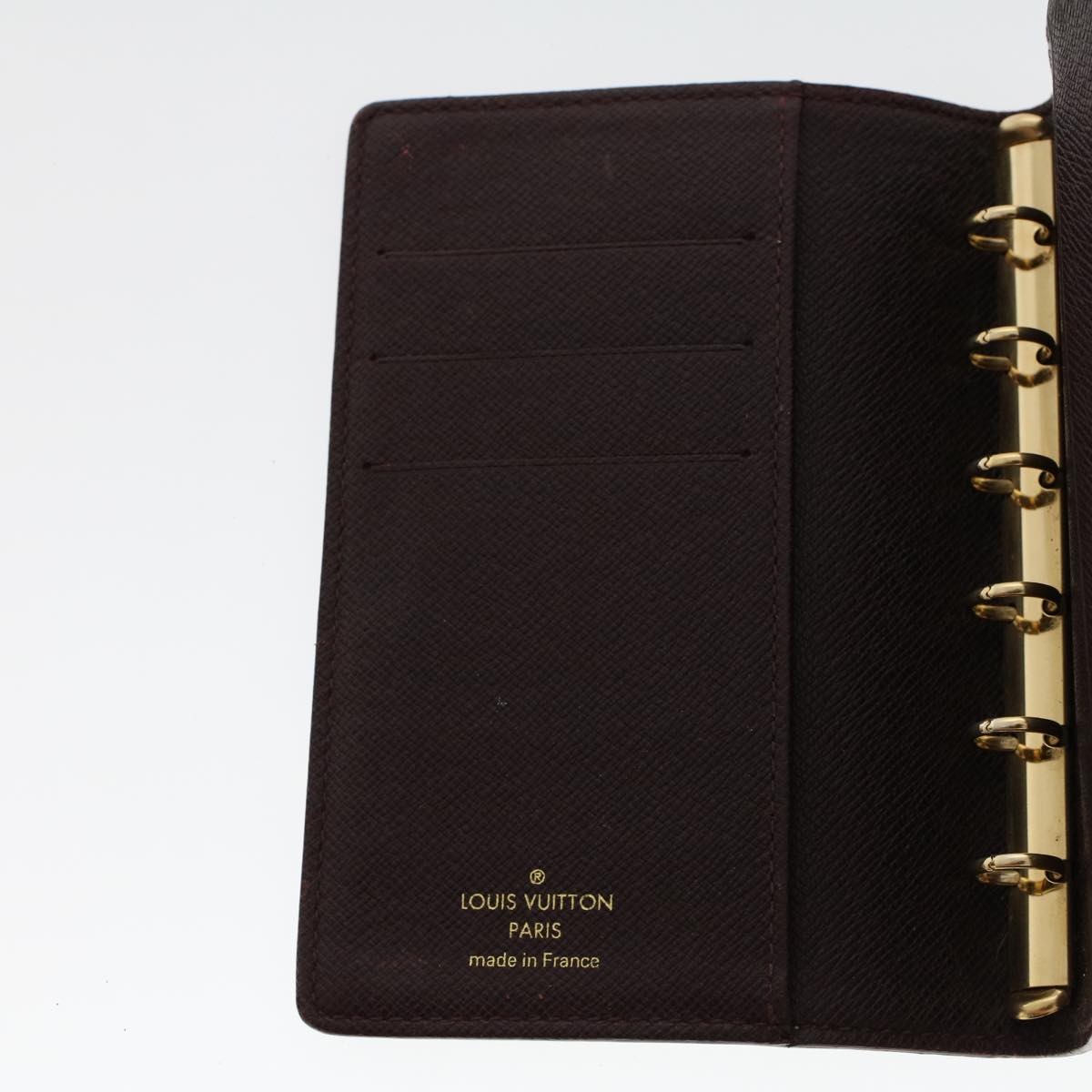 LOUIS VUITTON Monogram Ideal Agenda PM Day Planner Cover Red R21082 bs6290