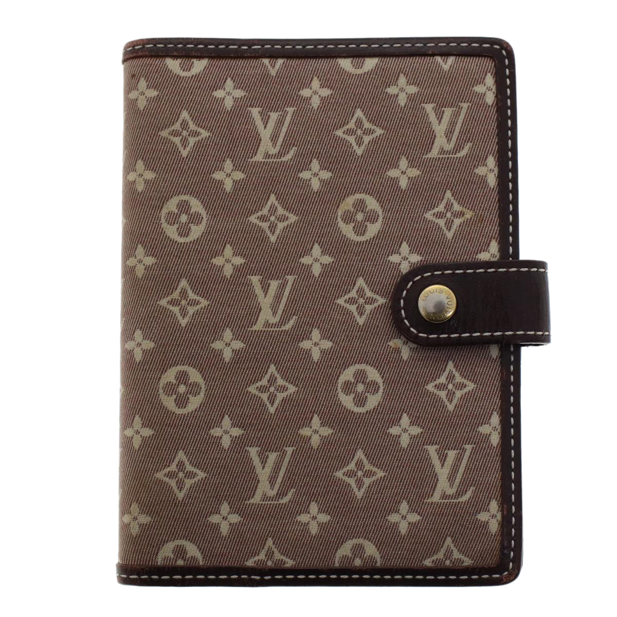 LOUIS VUITTON Monogram Ideal Agenda PM Day Planner Cover Red R21082 bs6290