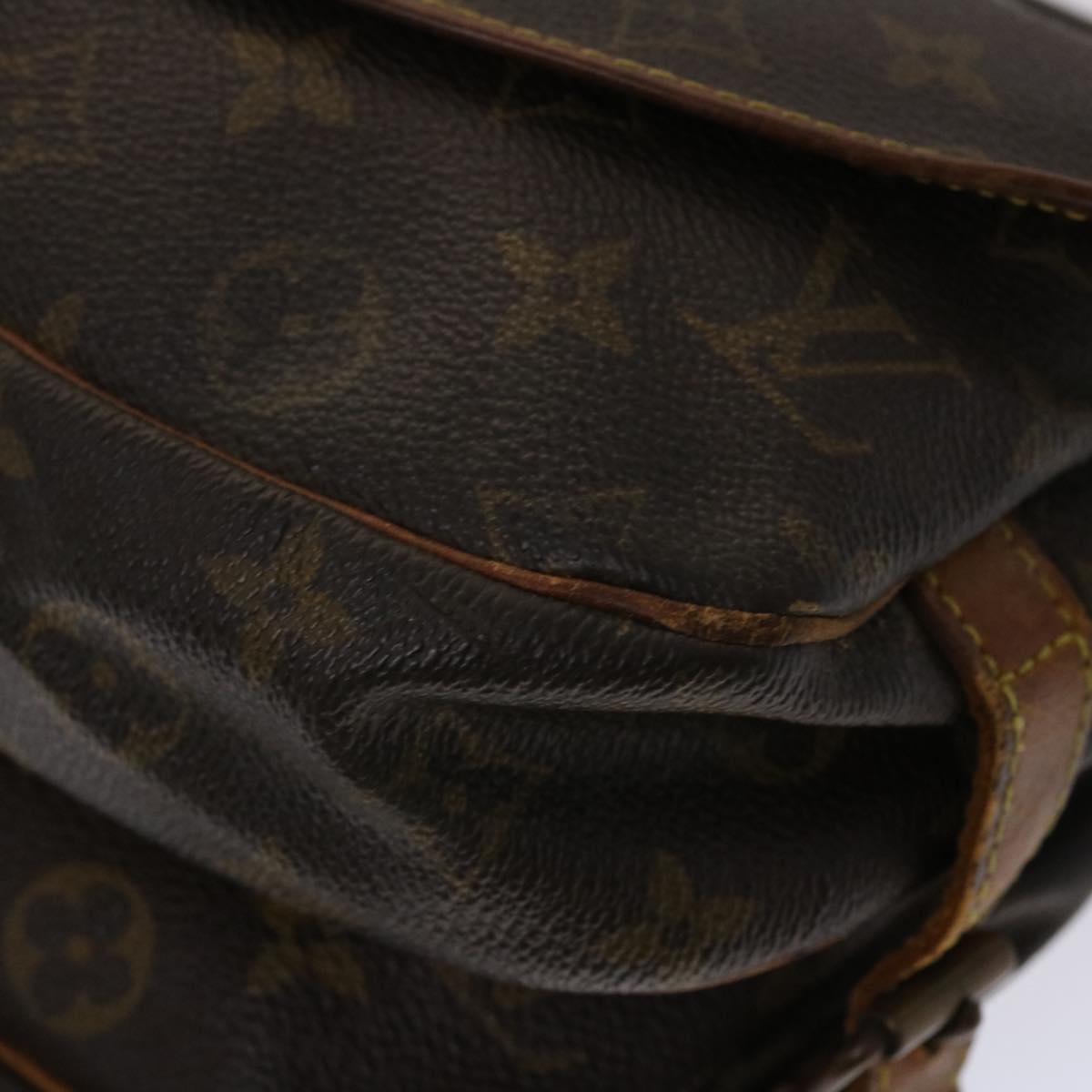 LOUIS VUITTON Monogram Saumur 30 Shoulder Bag M42256 LV bs6306