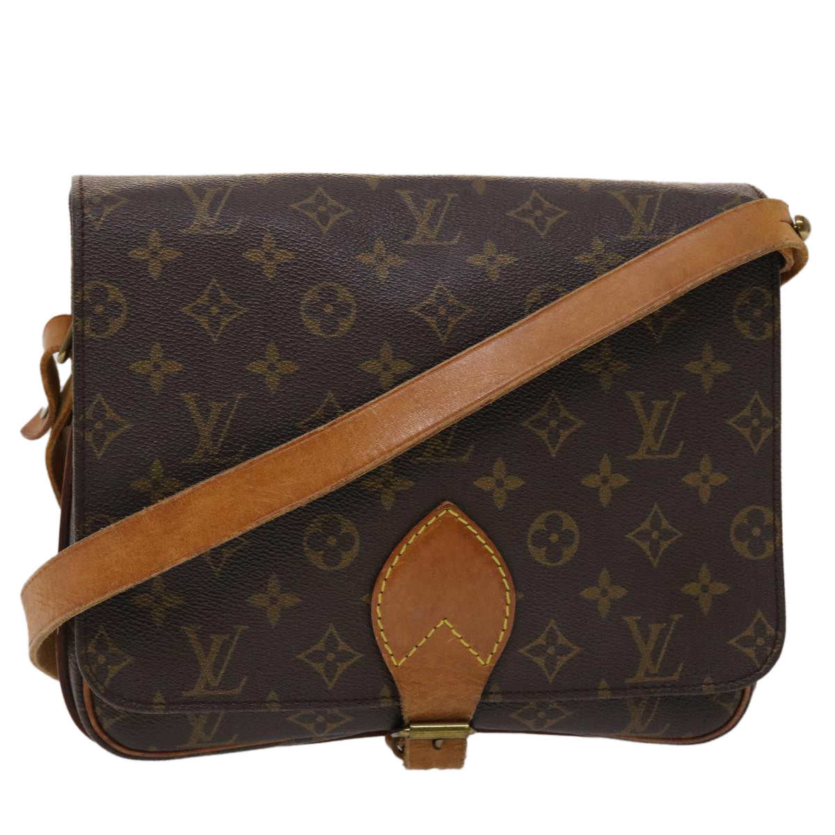 LOUIS VUITTON Monogram Cartouchiere GM Shoulder Bag M51252 LV bs6322