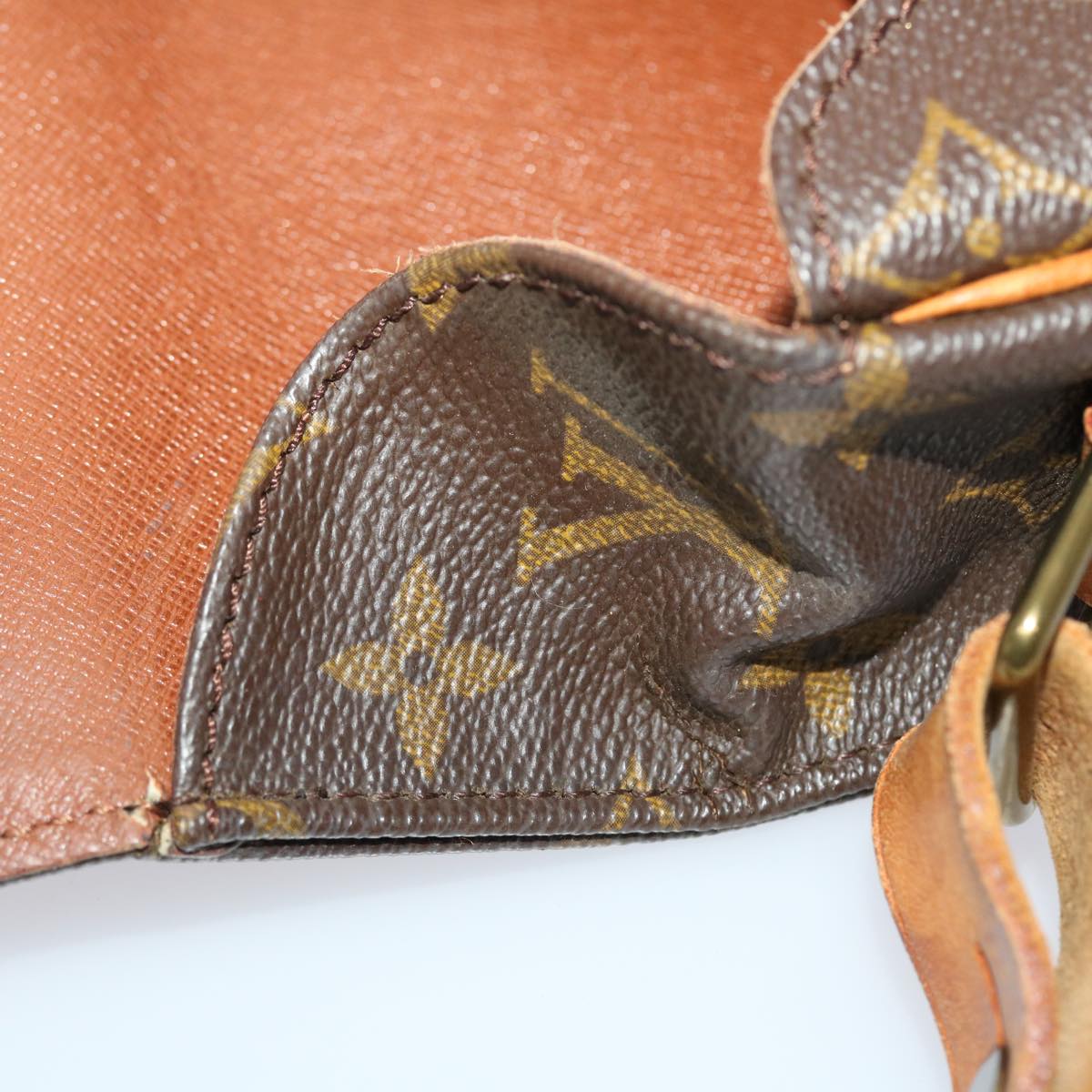 LOUIS VUITTON Monogram Cartouchiere GM Shoulder Bag M51252 LV bs6322