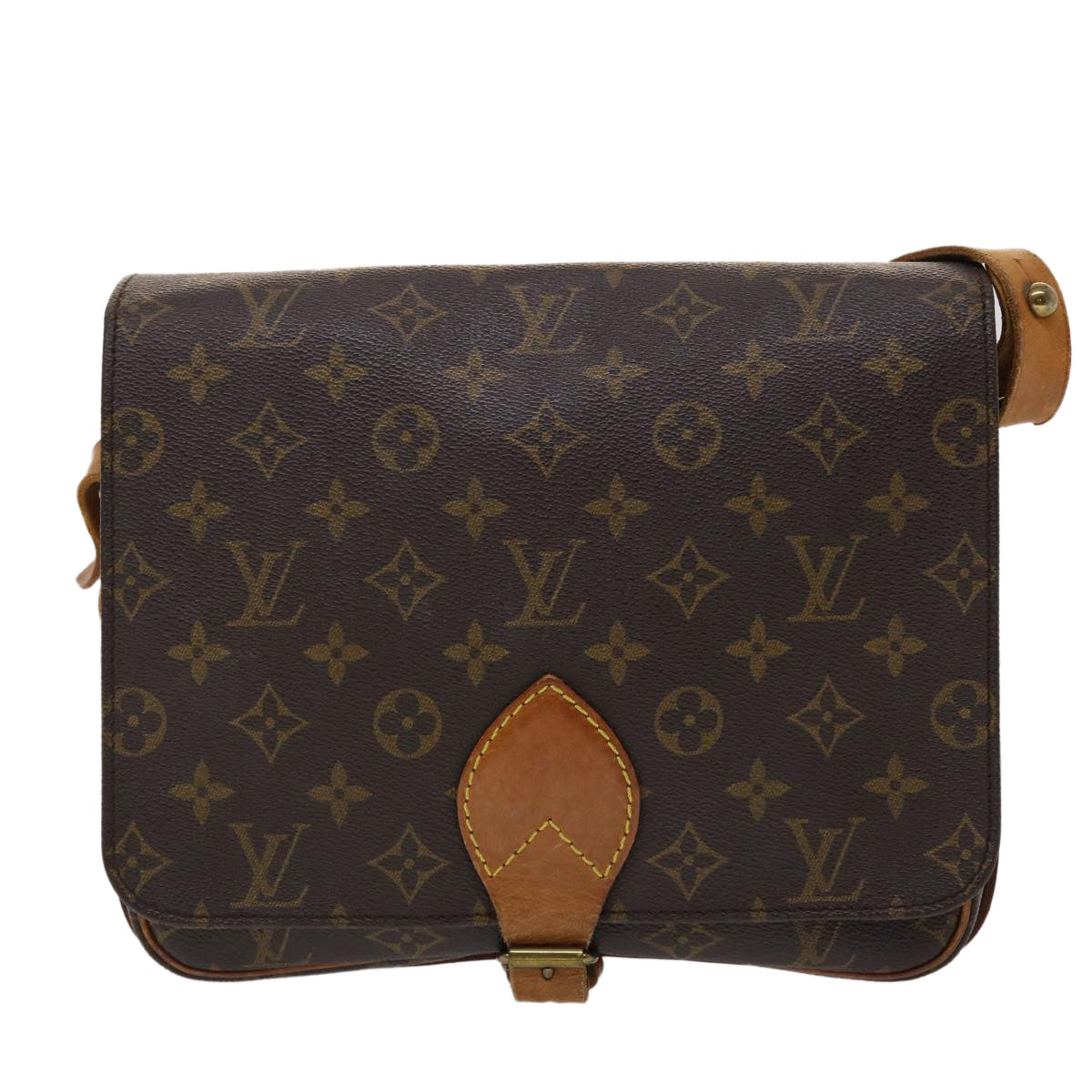 LOUIS VUITTON Monogram Cartouchiere GM Shoulder Bag M51252 LV bs6322