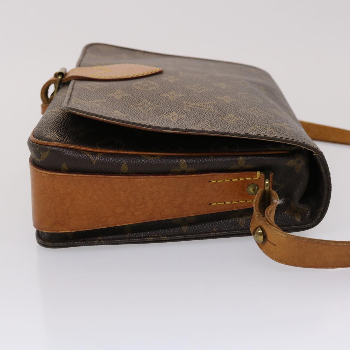 LOUIS VUITTON Monogram Cartouchiere GM Shoulder Bag M51252 LV bs6322