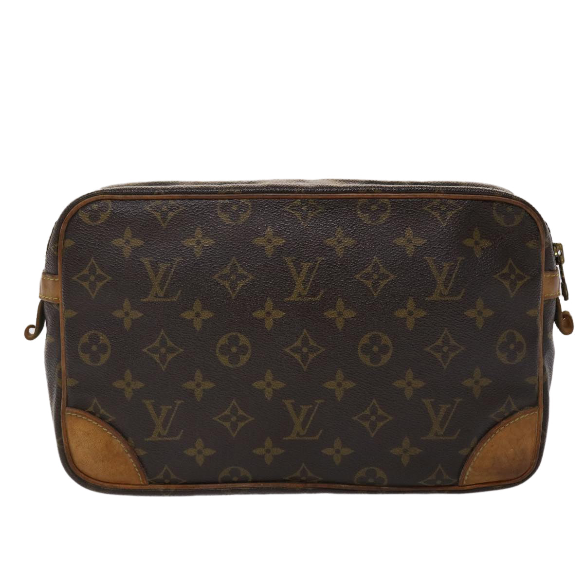 LOUIS VUITTON Monogram Compiegne 28 Clutch Bag M51845 LV bs6334