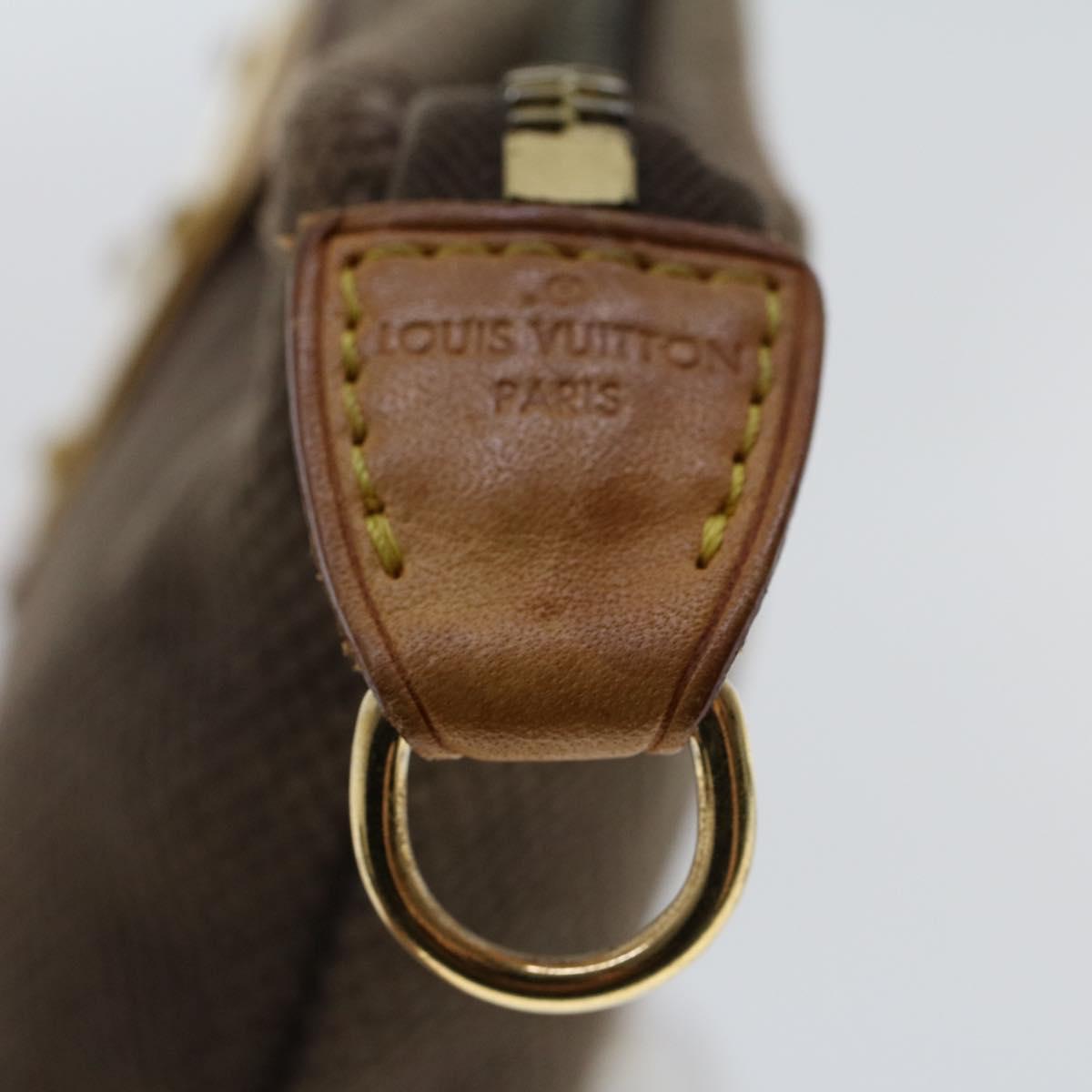 LOUIS VUITTON Antigua Pochette Pratt PM Pouch Brown M40068 LV bs6338