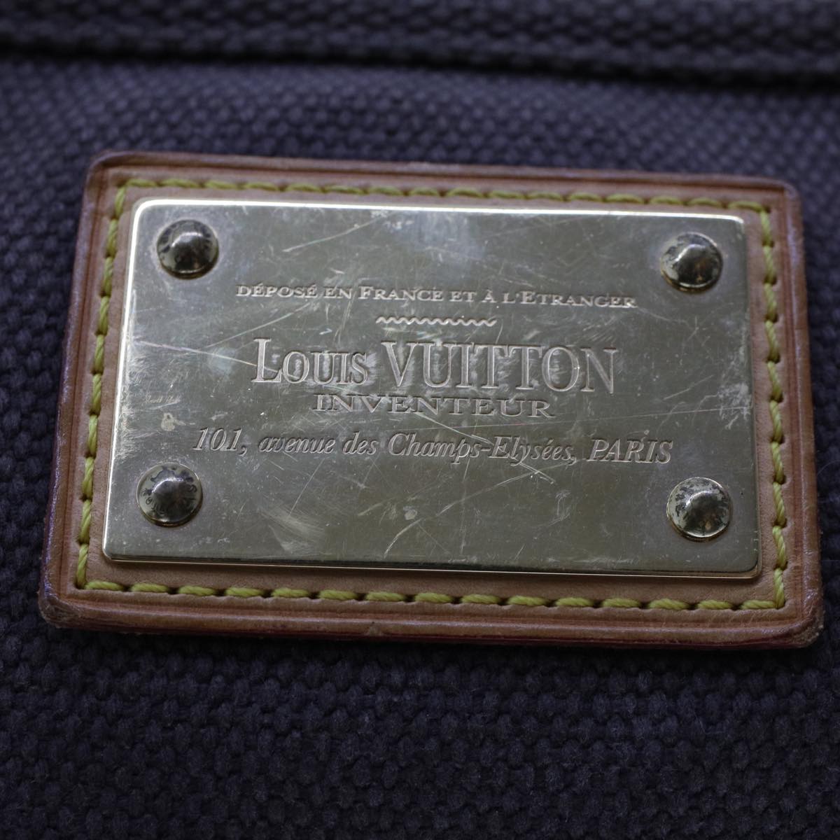 LOUIS VUITTON Antigua Pochette Pratt PM Pouch Brown M40068 LV bs6338