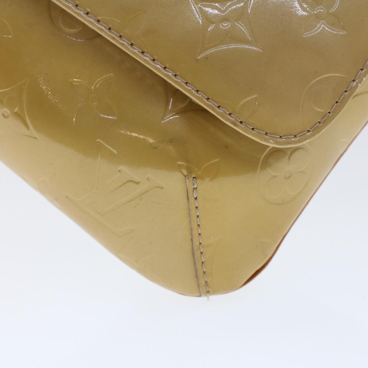 LOUIS VUITTON Monogram Vernis Thompson Street Bag Beige M91301 LV bs6341