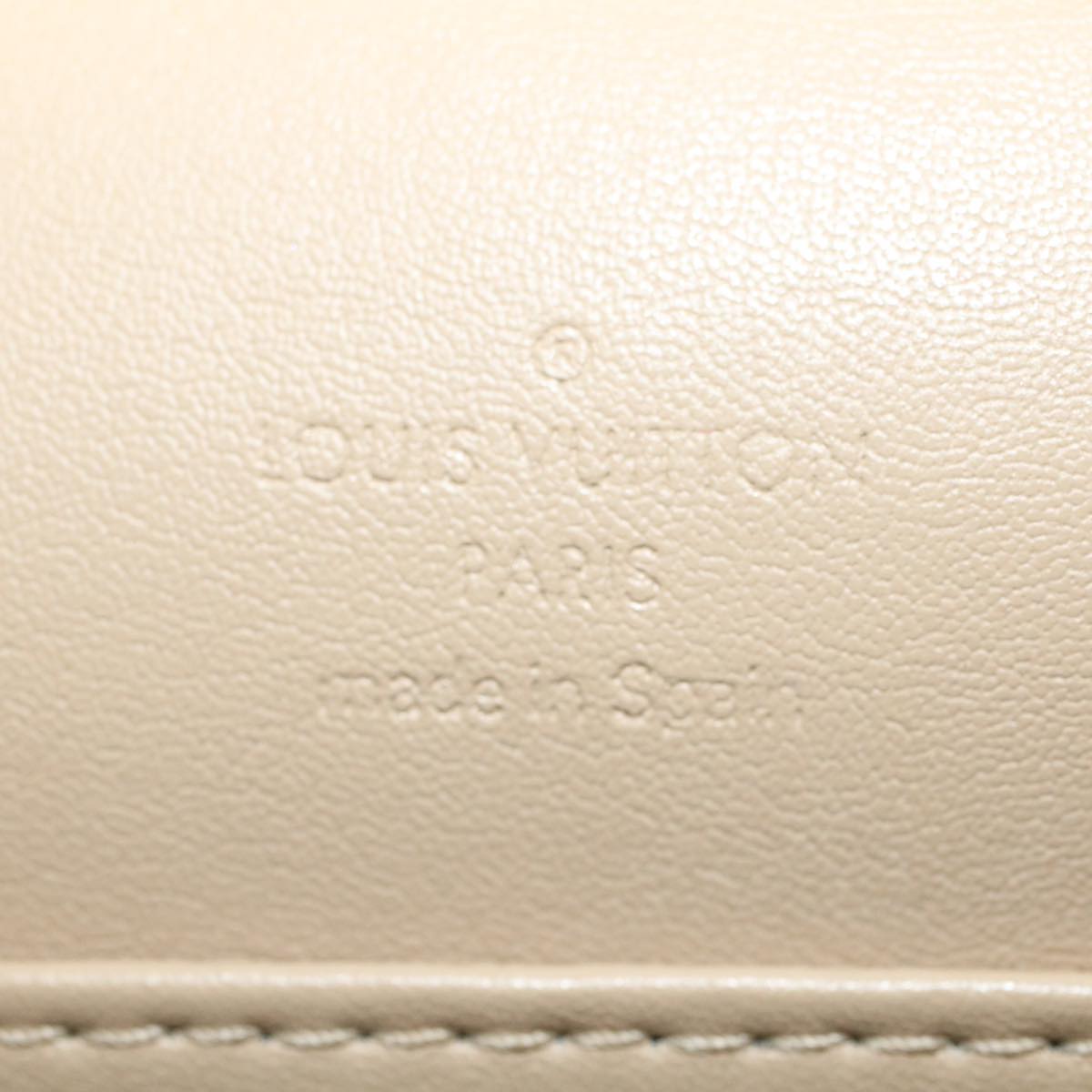 LOUIS VUITTON Monogram Vernis Thompson Street Bag Beige M91301 LV bs6341