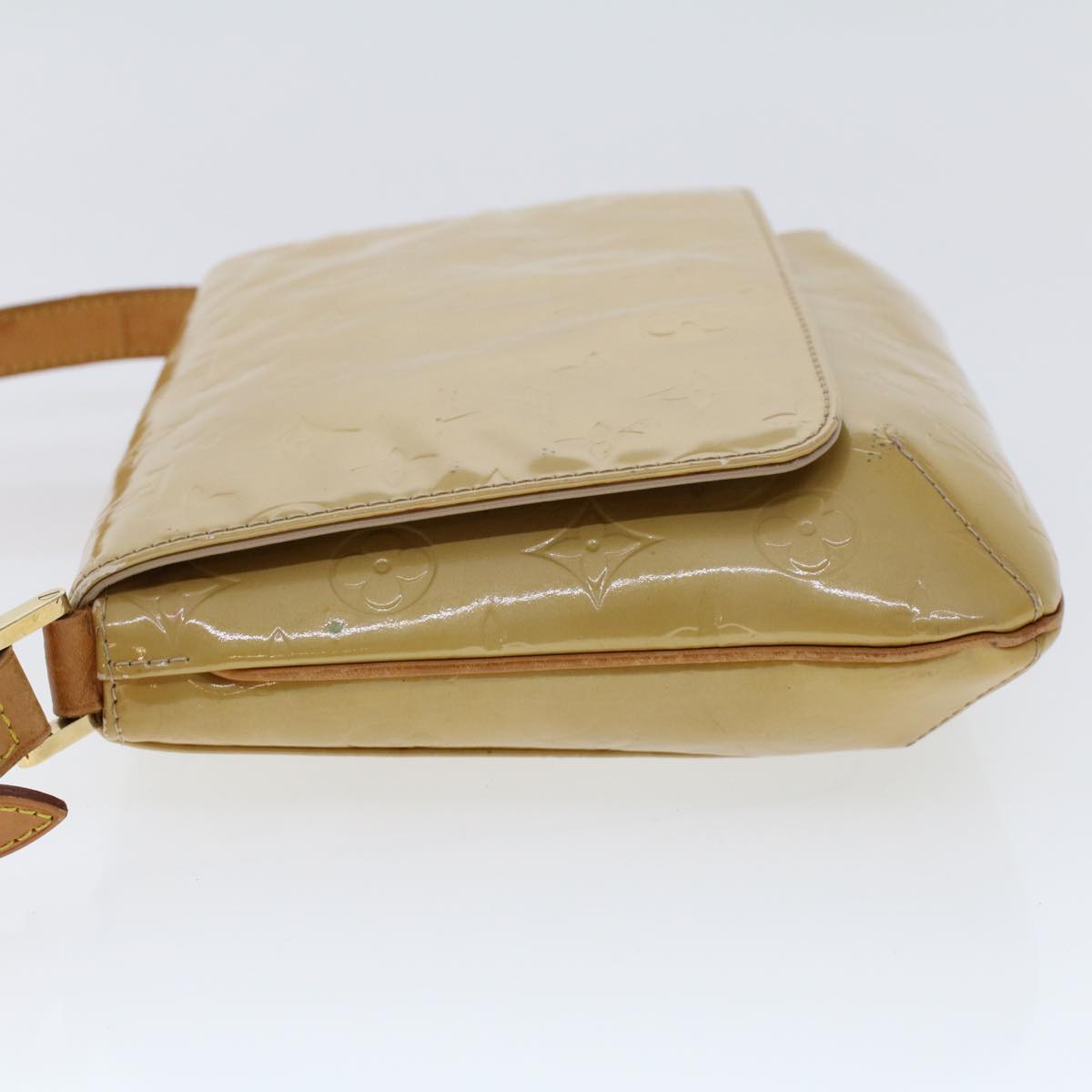 LOUIS VUITTON Monogram Vernis Thompson Street Bag Beige M91301 LV bs6341