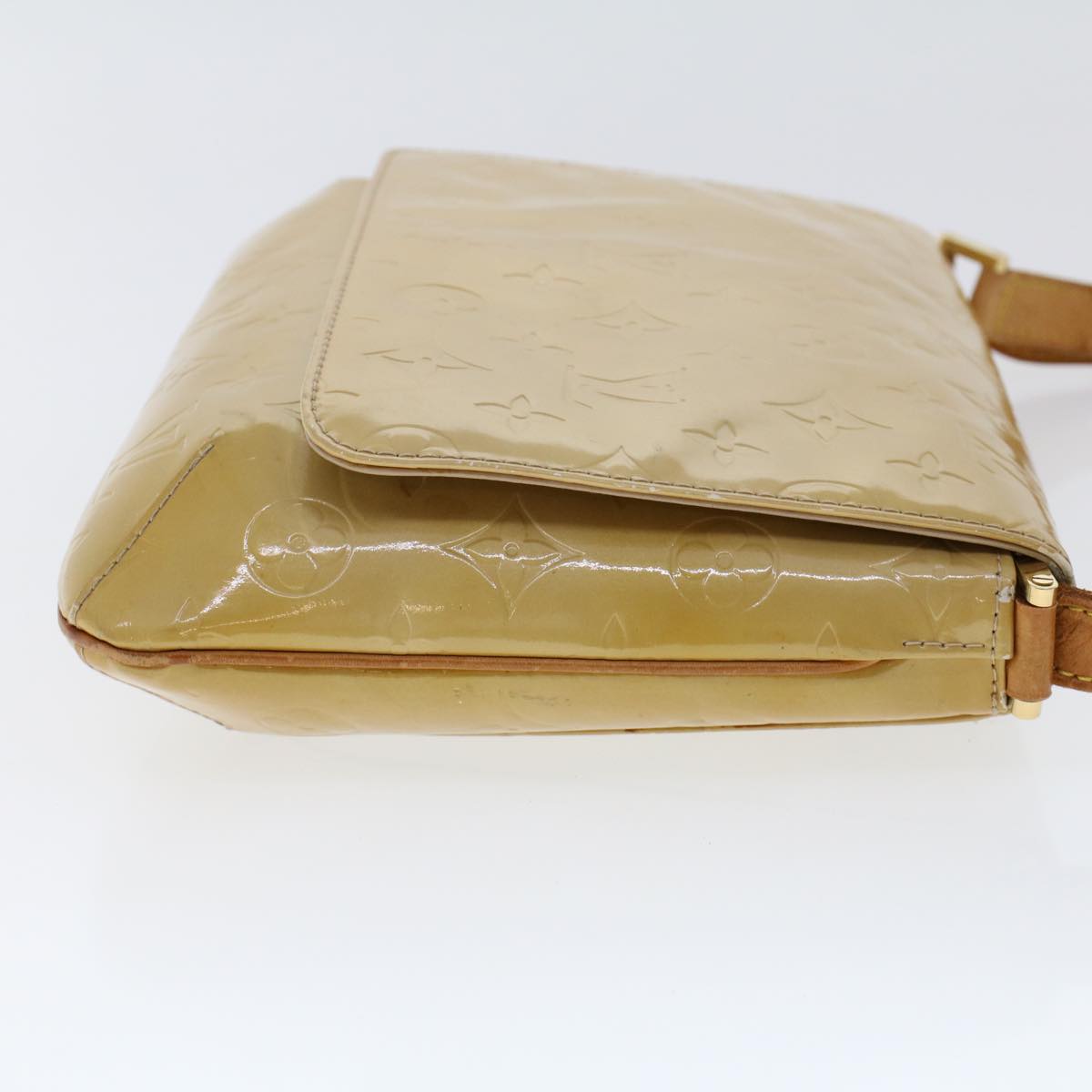 LOUIS VUITTON Monogram Vernis Thompson Street Bag Beige M91301 LV bs6341