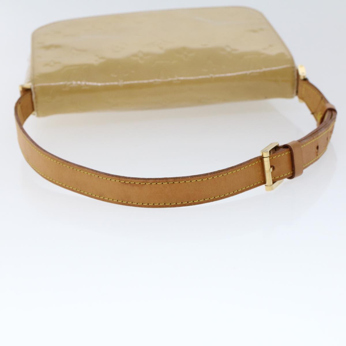LOUIS VUITTON Monogram Vernis Thompson Street Bag Beige M91301 LV bs6341