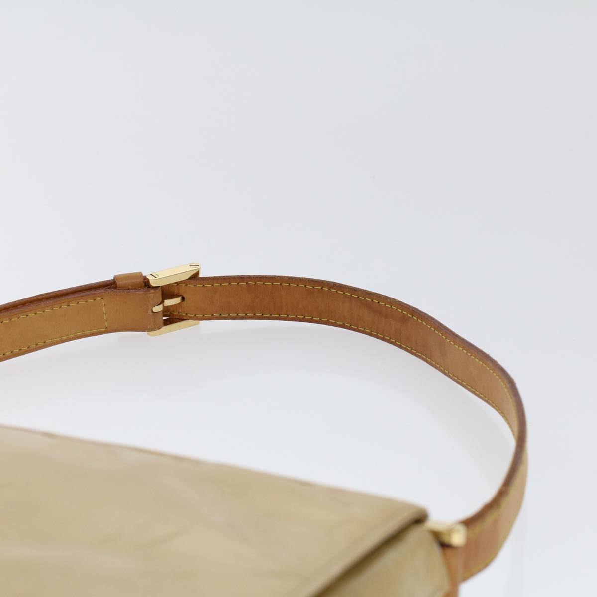 LOUIS VUITTON Monogram Vernis Thompson Street Bag Beige M91301 LV bs6341