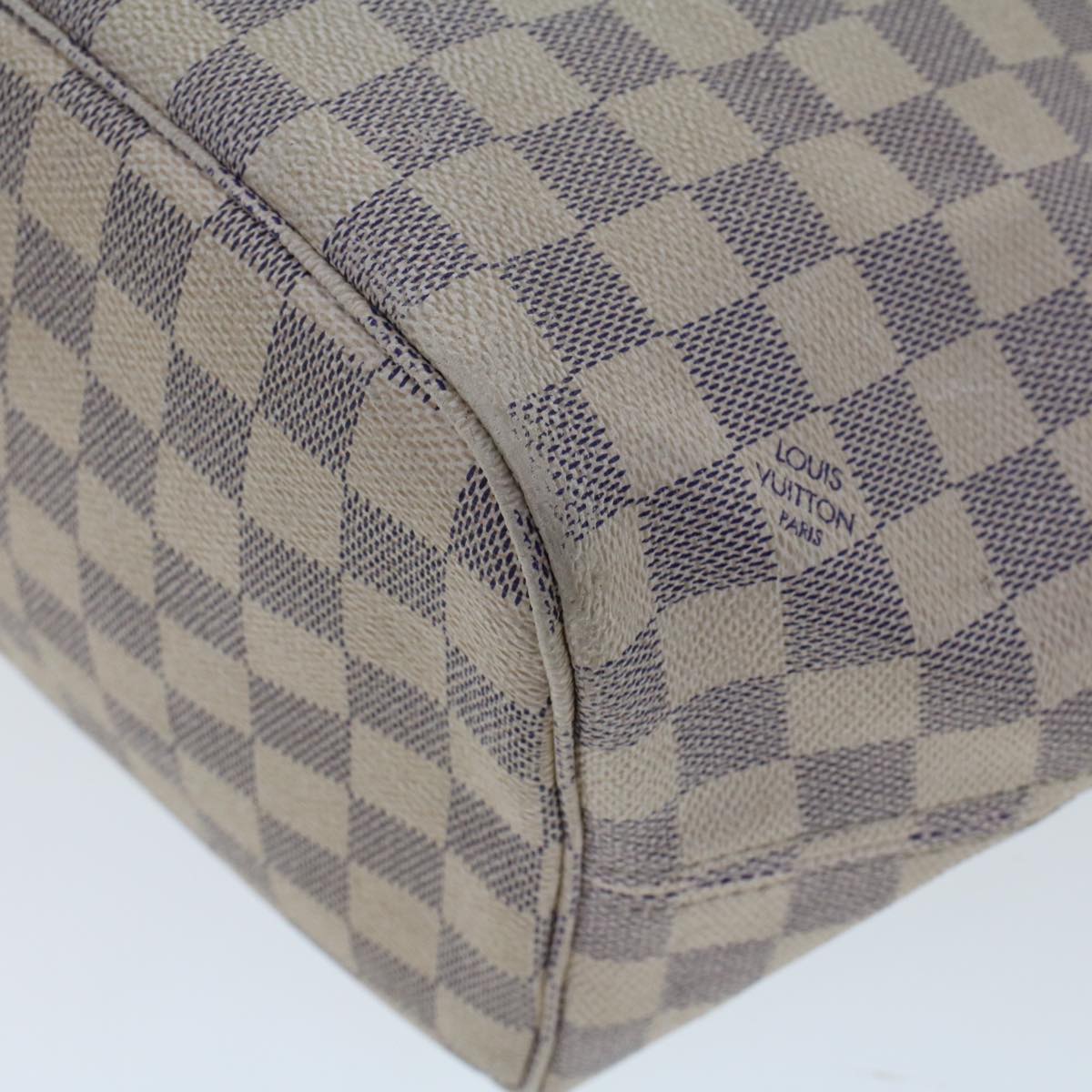 LOUIS VUITTON Damier Azur Neverfull MM Tote Bag N41605 LV bs6351