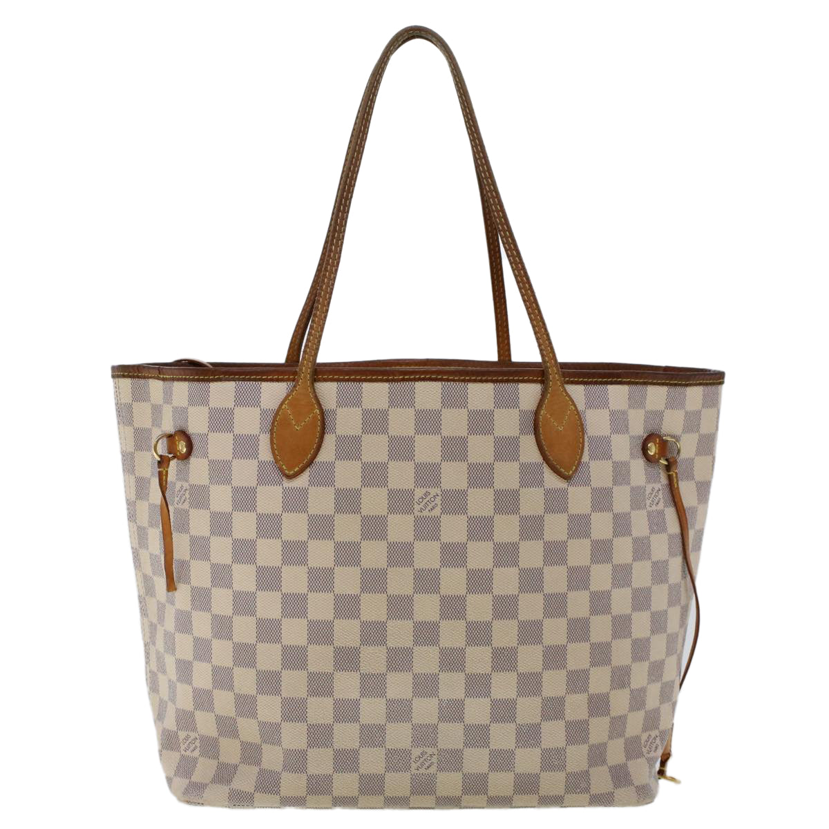 LOUIS VUITTON Damier Azur Neverfull MM Tote Bag N41605 LV bs6351