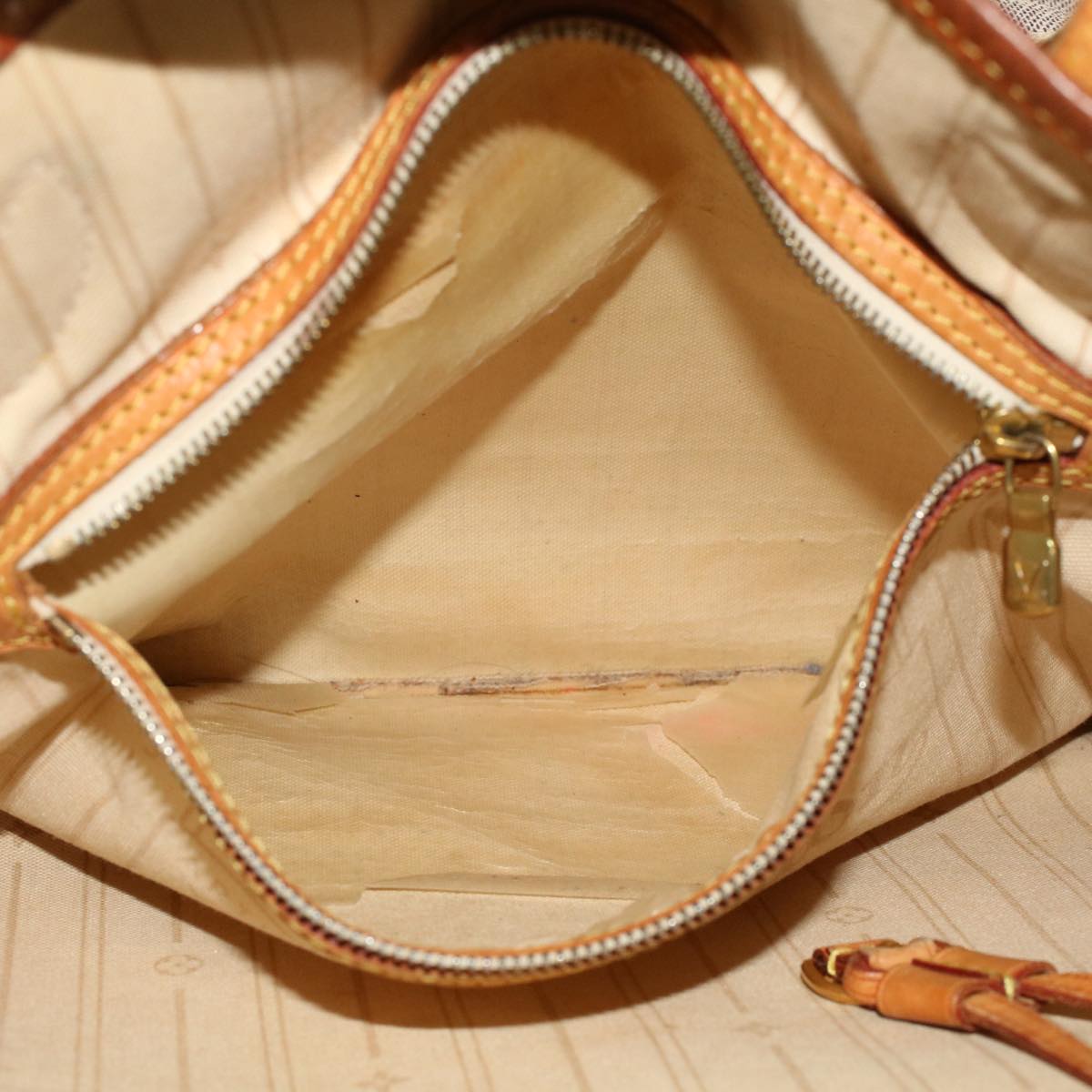 LOUIS VUITTON Damier Azur Neverfull MM Tote Bag N41605 LV bs6351