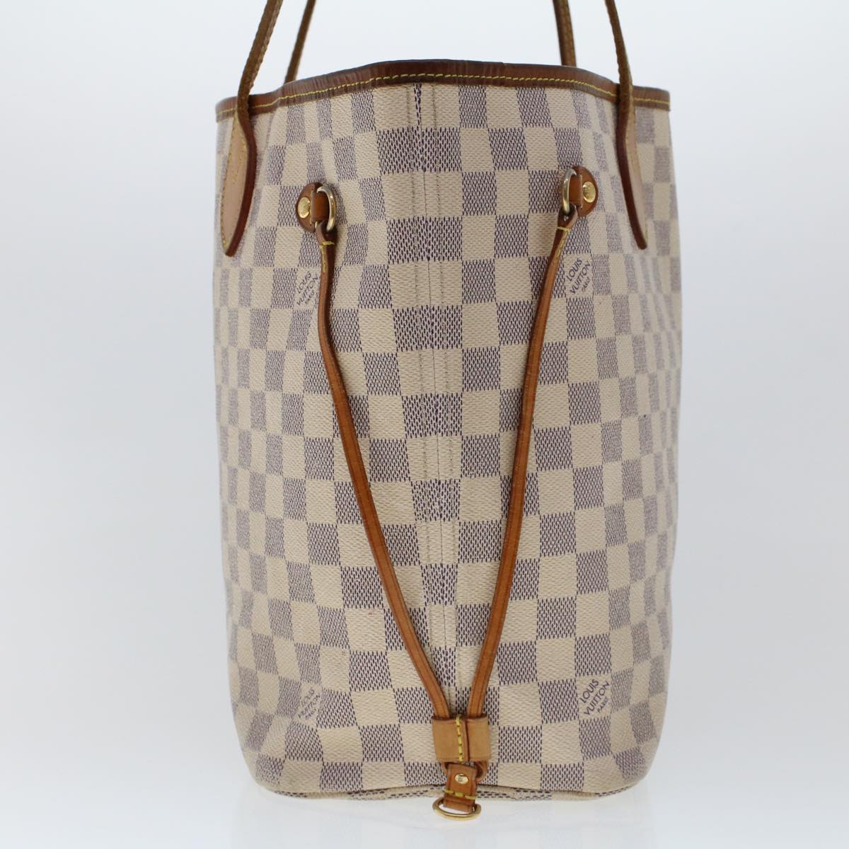 LOUIS VUITTON Damier Azur Neverfull MM Tote Bag N41605 LV bs6351