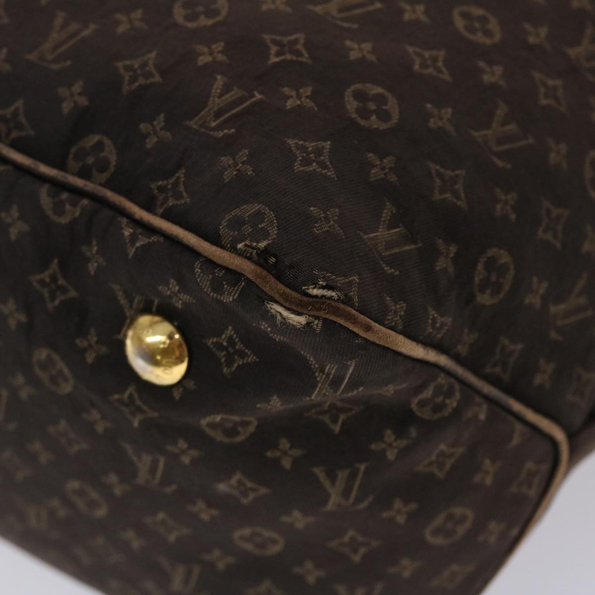 LOUIS VUITTON Monogram Idylle Ballad PM Tote Bag Dark Brown M40573 bs6369