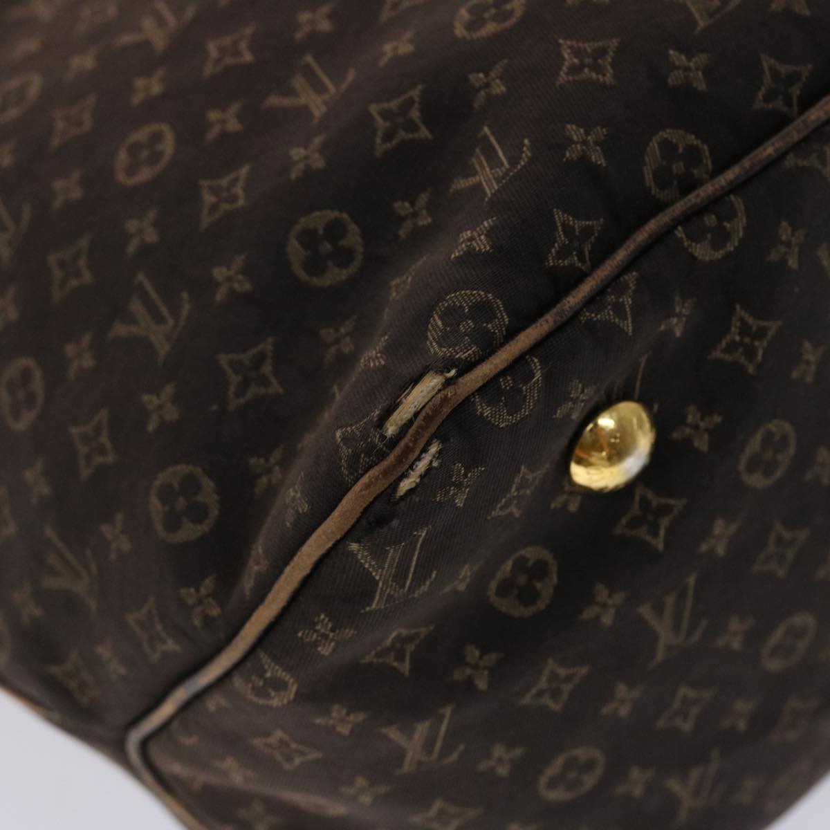LOUIS VUITTON Monogram Idylle Ballad PM Tote Bag Dark Brown M40573 bs6369