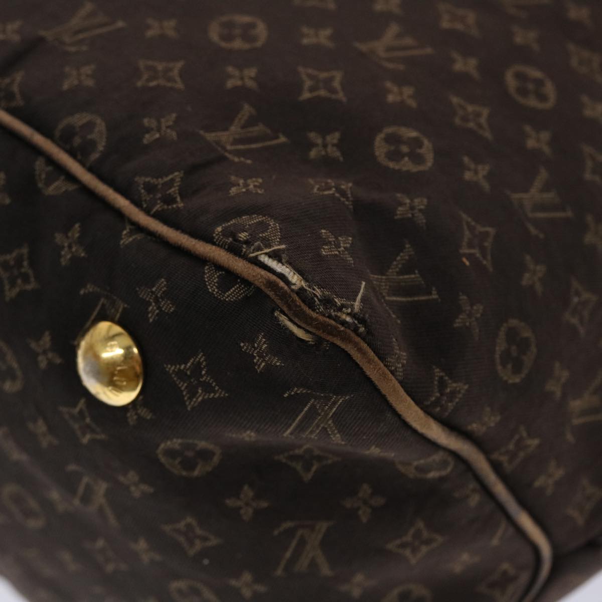 LOUIS VUITTON Monogram Idylle Ballad PM Tote Bag Dark Brown M40573 bs6369