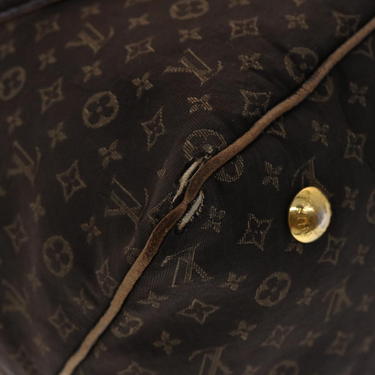 LOUIS VUITTON Monogram Idylle Ballad PM Tote Bag Dark Brown M40573 bs6369