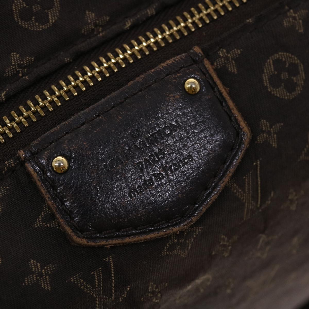 LOUIS VUITTON Monogram Idylle Ballad PM Tote Bag Dark Brown M40573 bs6369
