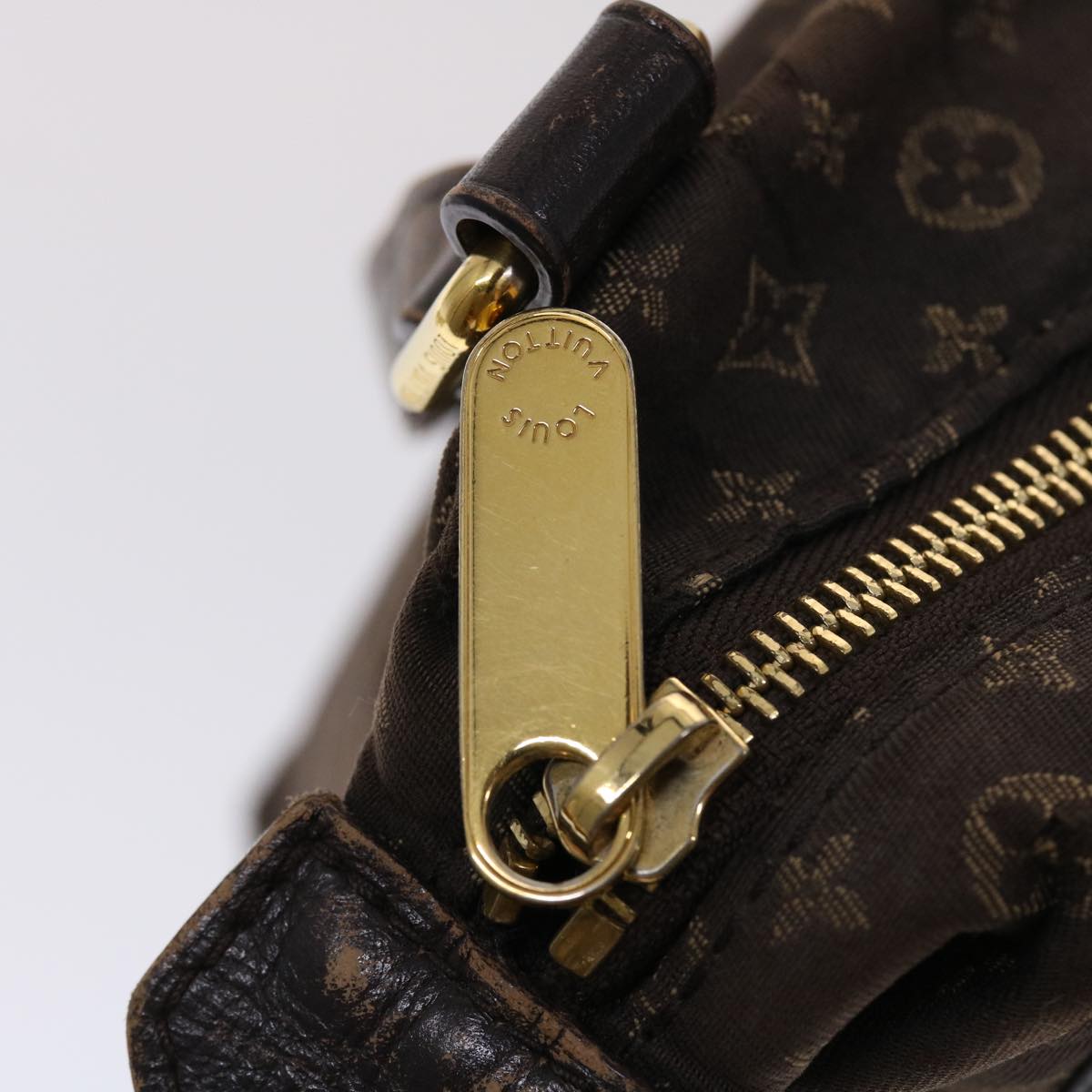 LOUIS VUITTON Monogram Idylle Ballad PM Tote Bag Dark Brown M40573 bs6369