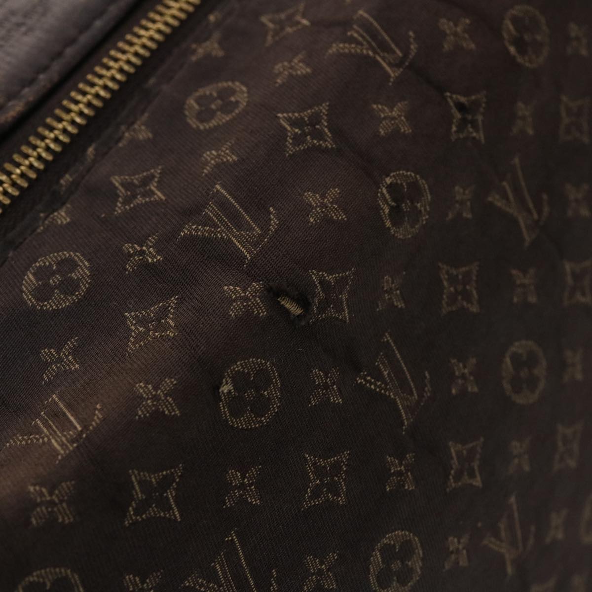 LOUIS VUITTON Monogram Idylle Ballad PM Tote Bag Dark Brown M40573 bs6369