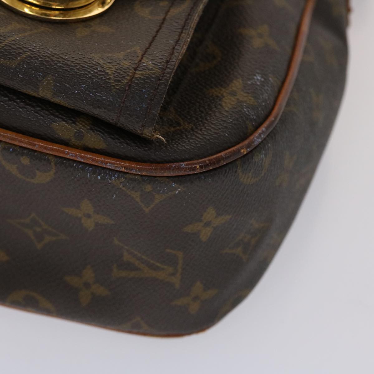 LOUIS VUITTON Monogram Hudson GM Shoulder Bag M40045 LV bs6371