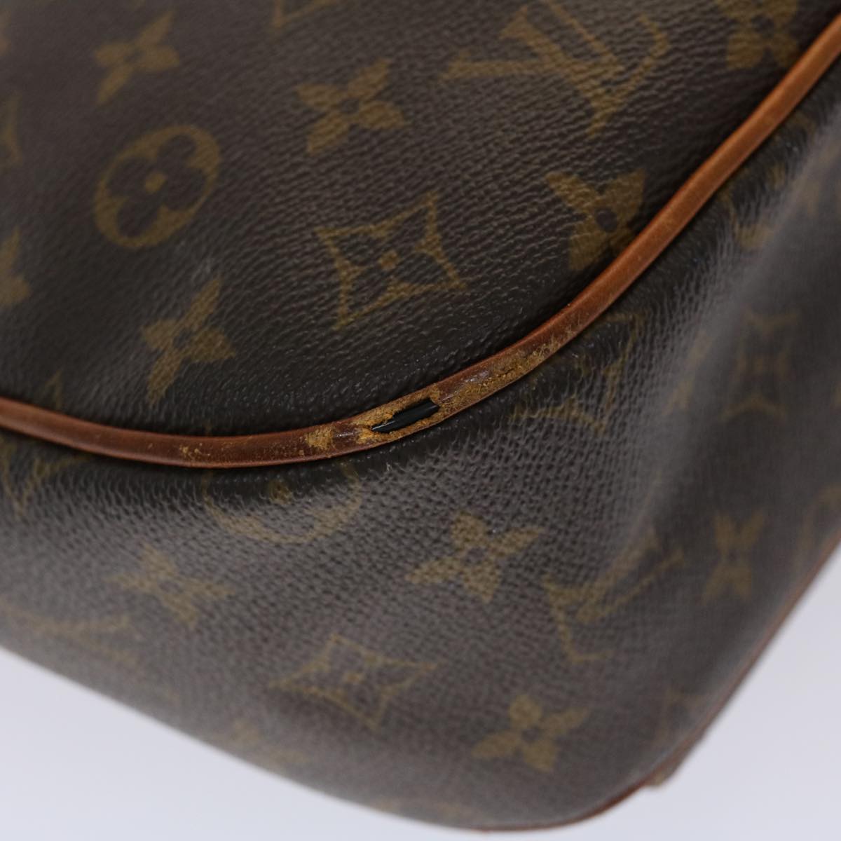 LOUIS VUITTON Monogram Hudson GM Shoulder Bag M40045 LV bs6371