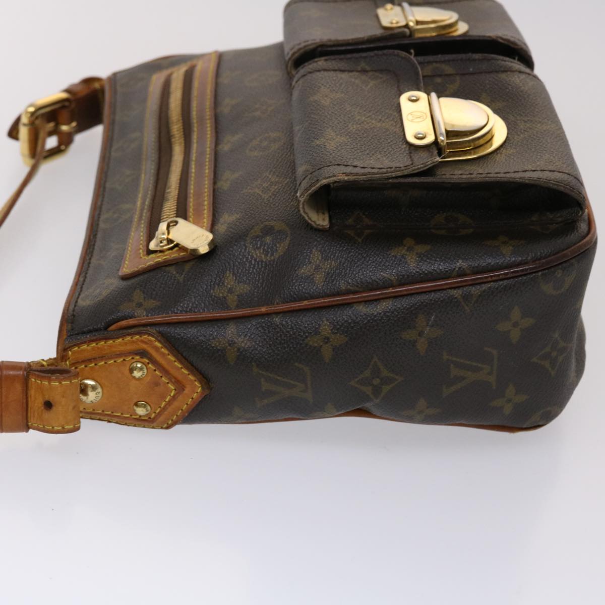 LOUIS VUITTON Monogram Hudson GM Shoulder Bag M40045 LV bs6371