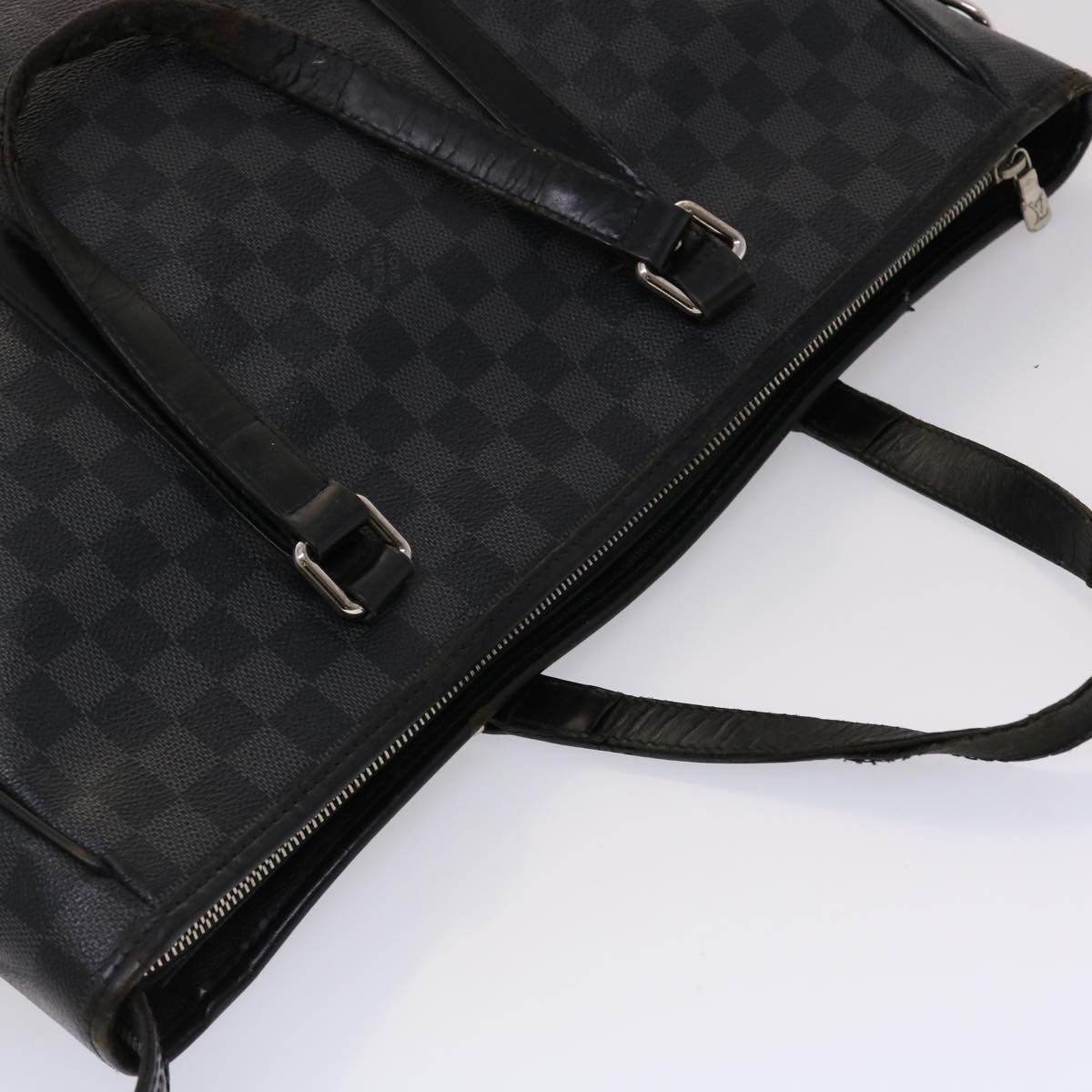 LOUIS VUITTON Damier Graphite Tadao 2way Hand Shoulder Bag N51192 LV bs6373